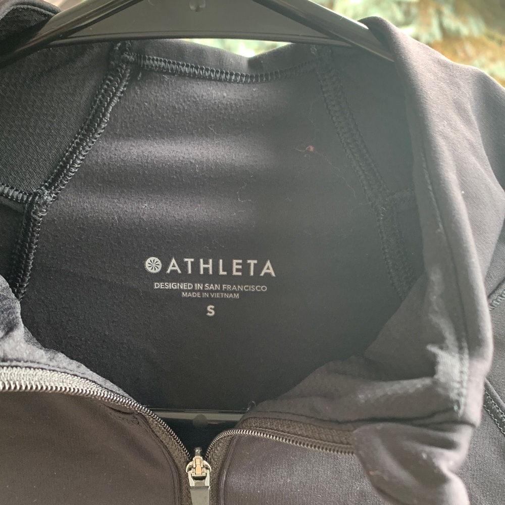 Athleta Charcoal Zip-Up Jacket